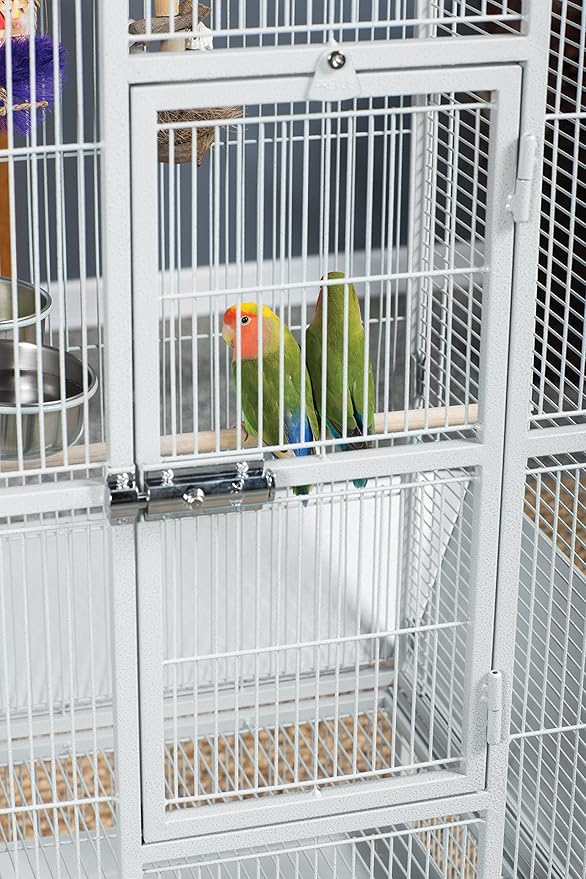 Prevue Pet Products 3351W Park Plaza Bird Cage, Pewter,Small