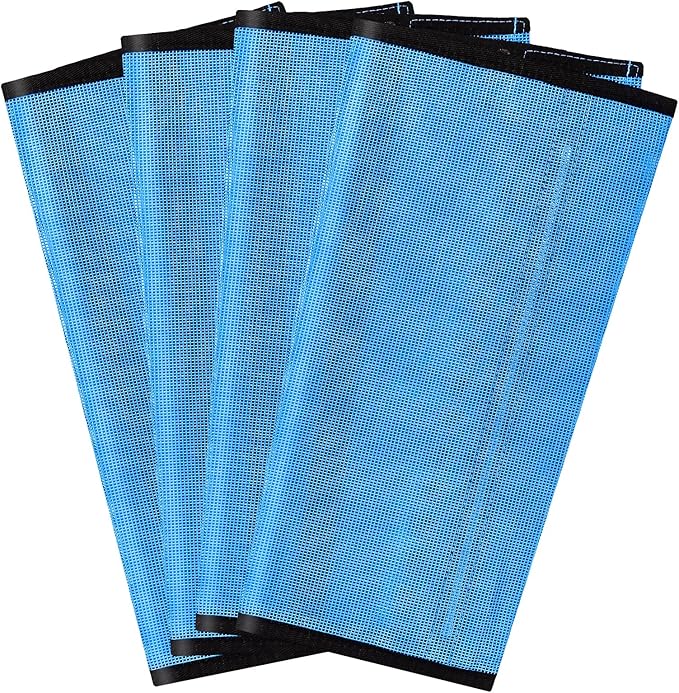 4 Sets Fly Boots Loose Fitting & Non-Slip Horse Fly Leggings No More Horsefly Nuisance Greatly Reduce Stomping Breathable with Natural Air Flow