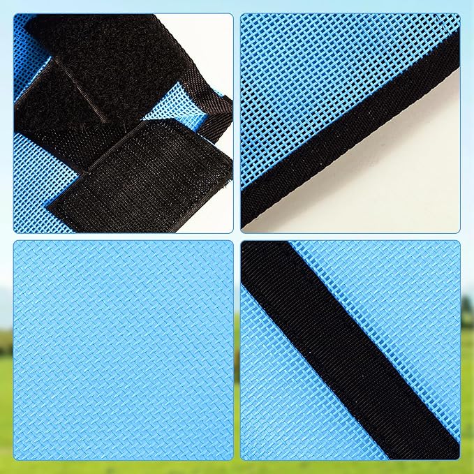 4 Sets Fly Boots Loose Fitting & Non-Slip Horse Fly Leggings No More Horsefly Nuisance Greatly Reduce Stomping Breathable with Natural Air Flow