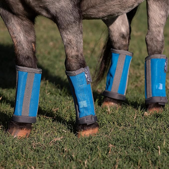 Professional's Choice Deluxe Fly Boots | Breathable Mesh | 4 Pack