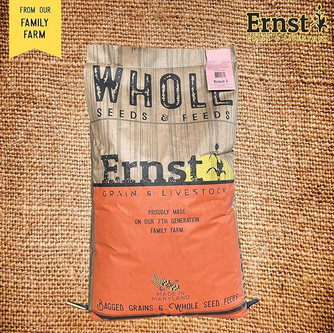 Ernst Grain Cracked Corn, Non-GMO – Perfect Feed for Ducks, Squirrels, Chickens, Ducks, Deer, Rabbits, Geese, and More! (10 lb)