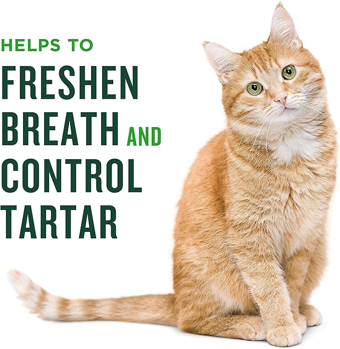 Minties Dental Treats for Cats, Chicken Flavored Treats for Cats, Freshens Breath and Controls Tartar, 30oz (12 2.5oz Bags)