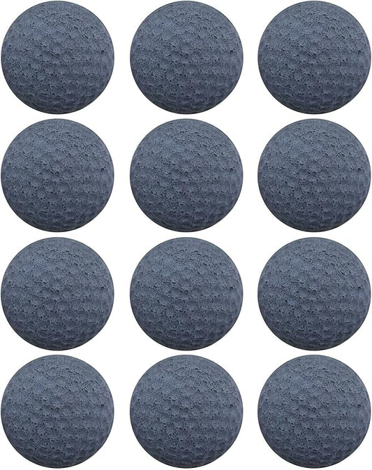 Cat Golf Balls for Indoor Cats Toy Ball Kitten Toys Interactive Cat Ball Sponge Foam Sponge Soccer Balls (Black)