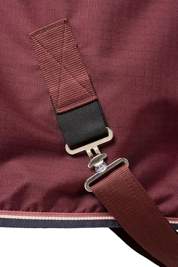 HORZE Glasgow Light Weight Waterproof Turnout Horse Sheet (No Fill) - Burgundy - 78 in