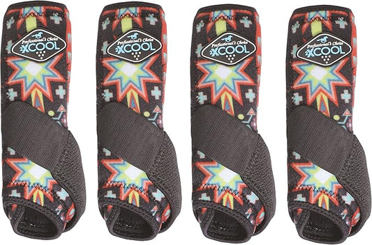 Professional's Choice 2XCOOL Sports Medicine Horse Boots | Protective & Breathable Design for Ultimate Comfort, Durability & Cooling in Active Horses | 2 Pack