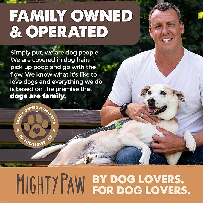 Mighty Paw Yak Cheese Puffs for Dogs - Crunchy All-Natural Pet Treats - Odorless Limited-Ingredient Chews for Puppies & Power-Chewers - Rich in Protein and Calcium - Easy to Chew (8 oz.)