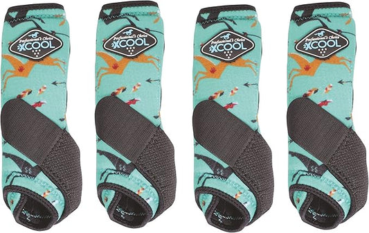 Professional's Choice 2XCOOL Sports Medicine Horse Boots | Protective & Breathable Design for Ultimate Comfort, Durability & Cooling in Active Horses | 2 Pack