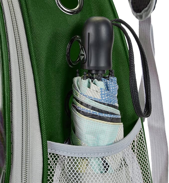 Cat Bubble Backpack Carrier for Small Medium Dogs Cats Carrying Bag, Airline Approved Pet Travel Carrying Bag Dog Hiking Walking Outdoor Backpack (Dark Green)