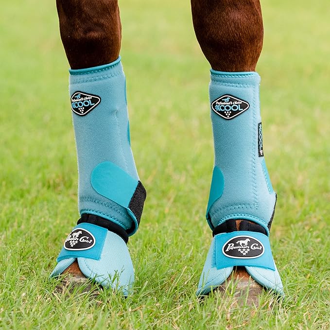Professional's Choice Ballistic Overreach Bell Boots for Horses | Superb Protection, Durability & Comfort | Quick Wrap Hook & Loop