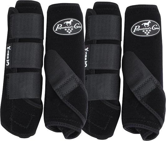 Professional's Choice SMB-3 Sports Medicine Boot | 360 Degrees of Impact Protection | Support for The Suspensory System | Value 4-Pack
