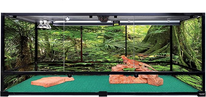 Carolina Custom Cages, 60Lx24Wx24H Tall Extra-Extra-Long Deep Terrarium; Easy Assembly