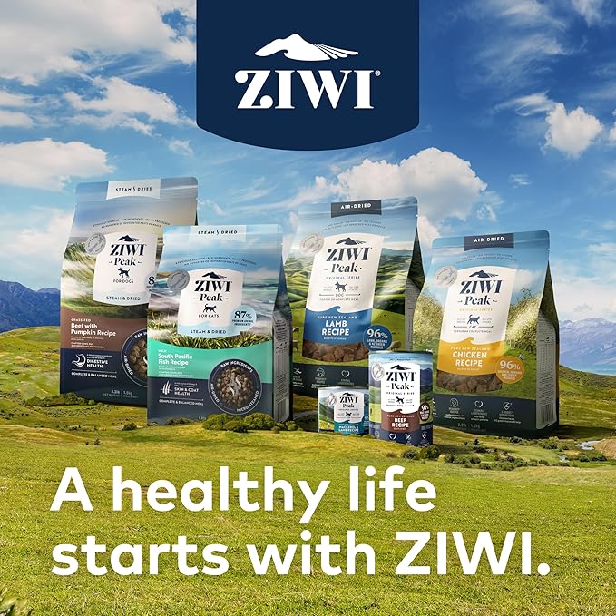 ZIWI Peak Dog Food Bundle - Steam & Dried Chicken With Fruits (28.8oz) + Air-Dried Chicken (16oz)