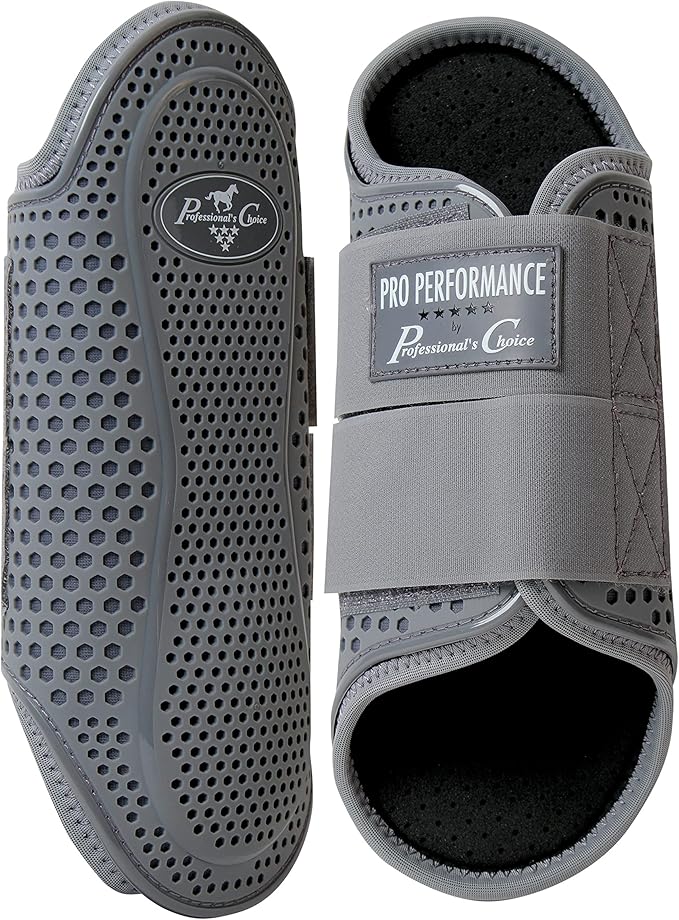 Professional's Choice Pro Performance Hybrid Splint Boot | Durable Pro Mesh Outer Layer | Integrated Strike Area | Exercise or Turnout | Waterproof | Front or Hind Legs | Medium and Large