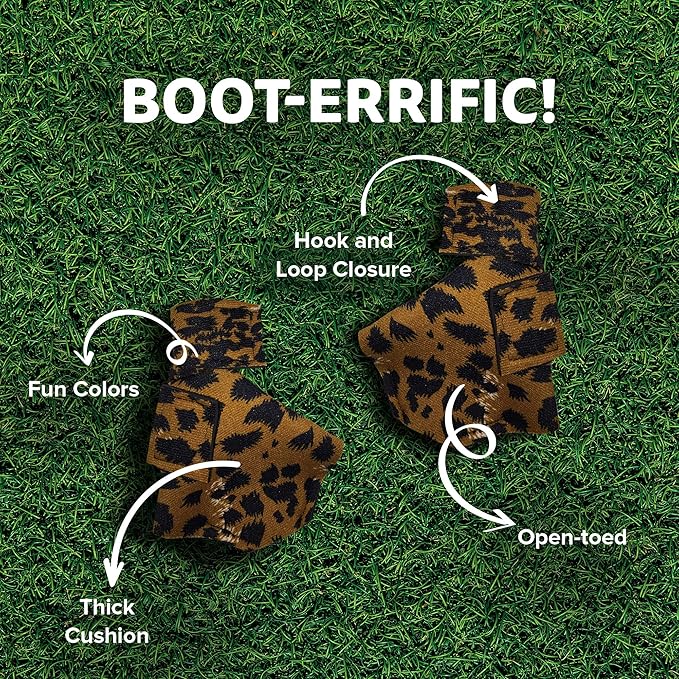 Duck Shoes for Injured Feet – Protective Neoprene Footwear for Ducks, Protective Shoes for Birds with Injured feet, Bumblefoot Relief - XL, 5.75” Max. Inside Width - Leopard