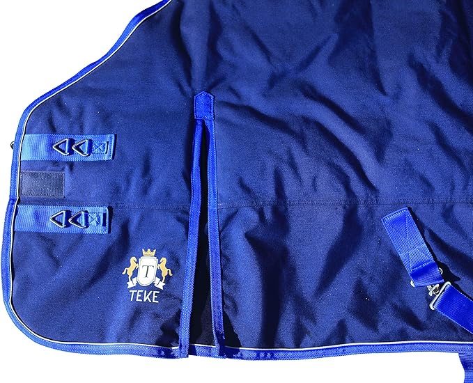 T TEKE Ultimate Turnout Blanket for Horses, 1050D Ballistic Nylon Outer, 220g Medium Weight Filling